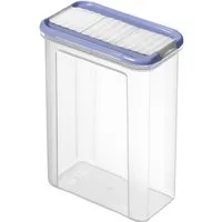 ROTHO Vorratsdose Rotho Vorratsdose Domino, 1,5 l horizon blau, Kunststoff
