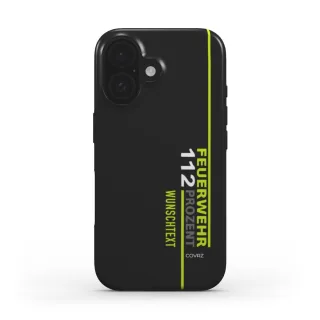 Handyhülle COVRZ  | Tough Case | Schwarz | Personalisierbar | MagSafe®-fähig | iPhone 16 15 14 13 Plus Pro Max, Samsung Galaxy S25 S24 S23 S22 uvm. Nein iPhone 16 Ohne