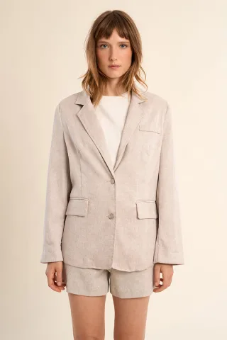 molly bracken - Eleganter Blazer beige - Gr. - L
