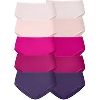 petite fleur by Lascana Hüftslip (10er-Pack) aus elastischer Baumwolle