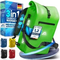 Nextcover Fahrradtasche NEU 3in1 Fahrradtasche für Gepäckträger - Fahrradrucksack wasserdicht