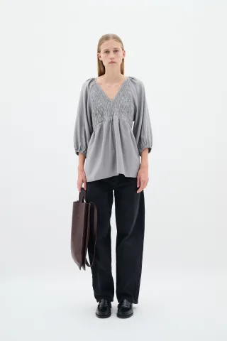 Langarm - Hemd Gerade Passform Silver Lake Blue