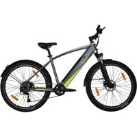 SachsenRAD E-Bike Mountainbike R8 Flex III, 9 Gang Shimano Shimano Altus Schaltwerk, Kettenschaltung, Heckmotor, 520 Wh, (mitgeliefertes, optionales Schutzblech mit integriertem Rücklicht), LCD-Steuerdisplay, Fahrmodus Pedelec, LED- Beleuchtung