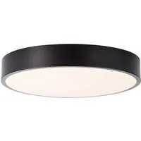 Brilliant Deckenleuchte Slimline, LED fest integriert, Warmweiß, LED Deckenlampe 33cm weiß/schwarz