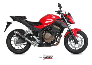 Sport Auspuff MIVV GP Black Honda CB 500 F / FA Bj. 2016-2018 Typ:PC45/PC58 EURO-3 / EURO-4 +ABE