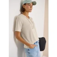 CECIL T-Shirt mit Materialmix