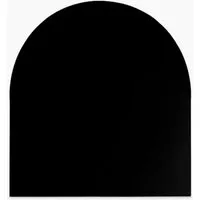 Hanseatic Bodenschutzplatte für Kaminöfen Halbrund 100 Stahl, 1-St., Stahl-Halbrund, 100 x 120 cm, 2mm Stärke, schwarz, zum Funkenschutz