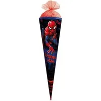 Roth Schultüte Roth Schultüte 100cm Marvel Spiderman eckig Tüllverschluss