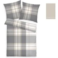 TOM TAILOR HOME Bettwäsche Nick in Gr. 135x200 oder 155x220 cm, Renforcé, 3 teilig, mit Gratiszugabe Gästehandtuch