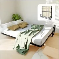 Wall Bed King Stauraumbett Wall Bed King Schrankbett – Platzsparendes Vertikales Wandbett