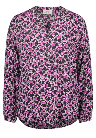 CARTOON - Casual-Bluse schwarz/pink - Gr. - 38