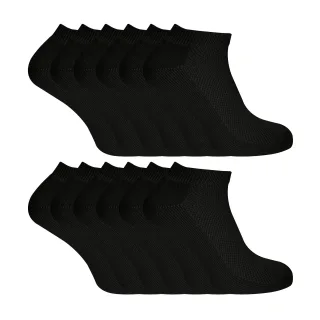 Herren 12 Paar Bambus-Baumwoll-Sportsocken