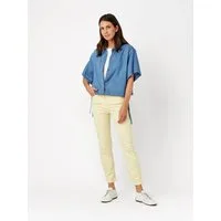 TONI Slim-fit-Jeans Be Loved 7/8 mit kleinen Saum-Schnallen