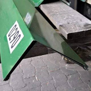 Winkelblech | 3,00 m Länge | Laubgrün ( RAL 6002 )