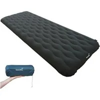 Skandika Isomatte Elite Air Single, aufblasbare Luftmatratze für 1 Person, ultraleicht, (Strapazierfähig, reißfest, wasserabweisend, atmungsaktiv), kleines Packmaß, leistungsstarkes Ventil, 16 cm Höhe, Tragetasche