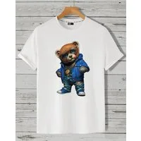 RMK T-Shirt Herren Shirt Sommer Teddybär Bär Bear aus Baumwolle