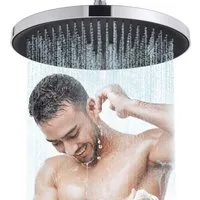 LuxusKollektion Regenduschkopf Duschkopf Regendusche Kopfbrause XXL rund 12 Zoll Chrom Regenmodus