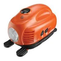Kompressor ASI200, 8,27bar, Luftpumpe orange/schwarz, 12 Volt Zigarettenzünder-Anschluss