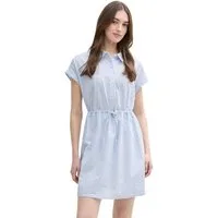 TOM TAILOR Denim Blusenkleid (1-tlg) Drapiert/gerafft