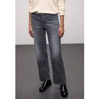 STREET ONE 5-Pocket-Jeans Style Wide Leg Wide Leg mit Stretch