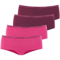 LASCANA Panty (4er-Pack) aus elastischer Baumwoll-Qualität