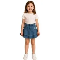 Girls Fashion Jeansrock Rock, Jeansrock, Stretch Rock R627e