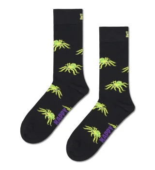 happy socks - Spider Sock Schwarz - Gr. - 43.5