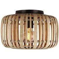 Brilliant Deckenleuchte Woodrow, ohne Leuchtmittel, Bambus - Nature Style - dimmbar - Ø 32cm - E27 Fassung