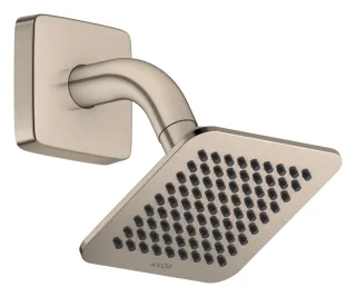 Hansgrohe Kopfbrause 120/120 1jet AXOR Citterio C mit Brausearm brushed nickel, 28810820 28810820
