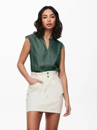 ONLY Blusentop "ONLKIMMI S/L TOP WVN NOOS"