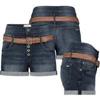 SUBLEVEL Bermudas Sublevel Jeans Shorts Bermuda Kurze Hose Short Denim Stretch Hotpants