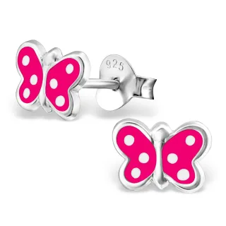 Schmetterling Ohrringe aus 925 Silber