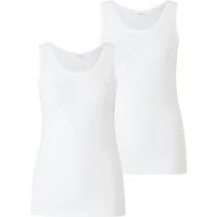 s.Oliver T-Shirt Basic-Top (2-tlg., Set) runder Ausschnitt, breite Träger, Slim Fit, im 2er Pack