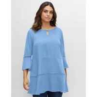 Sheego Klassische Bluse Tunika 3/4-Arm