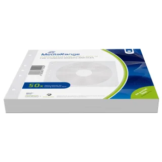 MEDIARANGE CD-/DVD-Hülle | box60 | Kapazität: 1 CD - 1 DVD