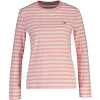 Gant Langarmshirt REGULAR STRIPED SHIELD Regular fit mit Rundhalsausschnitt