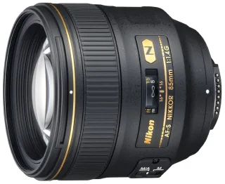 Nikon AF-S 85mm 1:14G [inkl. Gegenlichtblende HB-55] schwarz