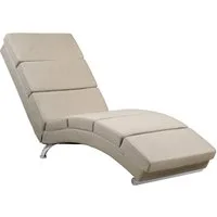 Casaria Relaxliege London, 1 Teile, XXL 186x89x55cm Ergonomisch Stoff Gepolstert 180kg Belastbarkeit
