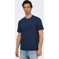 ONLY & SONS Rundhalsshirt ONSKIAN LIFE REG SEERSUCKER SS TEE NOOS