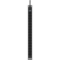 PowerWalker PDU PHB21 16xC13 , Stromversorgung schwarz, (IEC C20 Input)