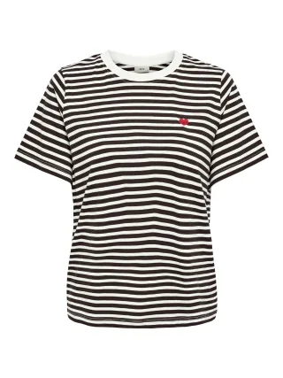 JDY - JDYPISA LIFE S/S PRINT TOP JRS NOOS Cloud Dancer - Gr. - XL