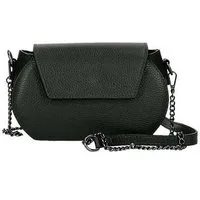ITALYSHOP24 Schultertasche Made in Italy Damen Leder Tasche CrossOver, tragbar