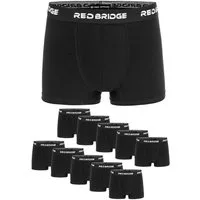 RedBridge Boxershorts 10er-Pack Bequeme Unterwäsche mit elastischem Bund (Set, 10er-Pack)