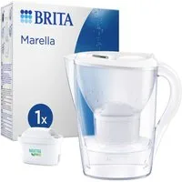 BRITA Wasserfilter Marella 125219 Wassersparfilter-Set 2.4 l Weiß