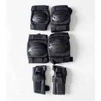 Gardissimo Protektoren-Set 6 tlg. Für Inline Skates Longboard Skateboard Schlittschuh (Spar-Set, 6-tlg., je zwei Schoner für Knie, Ellenbogen und Handgelenk), für Personen ab 160 cm Körpergröße