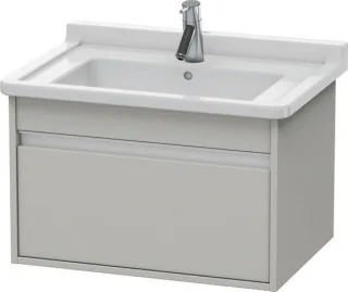 Duravit Ketho Waschtischunterbau wandhängend Betongrau Matt 800x455x410 mm - KT666400707 KT666400707