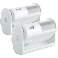 SEBSON Bewegungsmelder Bewegungsmelder mit Alarm und Klingel, Durchgangsmelder, (2-St)