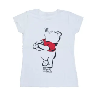 Disney - "Winnie The Pooh Drawing" T-Shirt für Damen (Weiß)