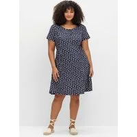 Sieh an! Jerseykleid Jersey-Kleid Kurzarm