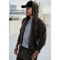 le jogger® Kapuzensweatjacke mit seitlichen Reißverschlusstaschen